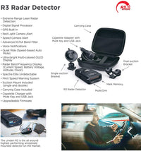 Thumbnail for Uniden R3 Radar Detector Extreme Range Laser Radar Detection w/ GPS