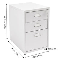 Thumbnail for Metal Mobile File Cabinet