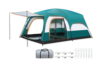 Thumbnail for Tent with sunshade extension attached