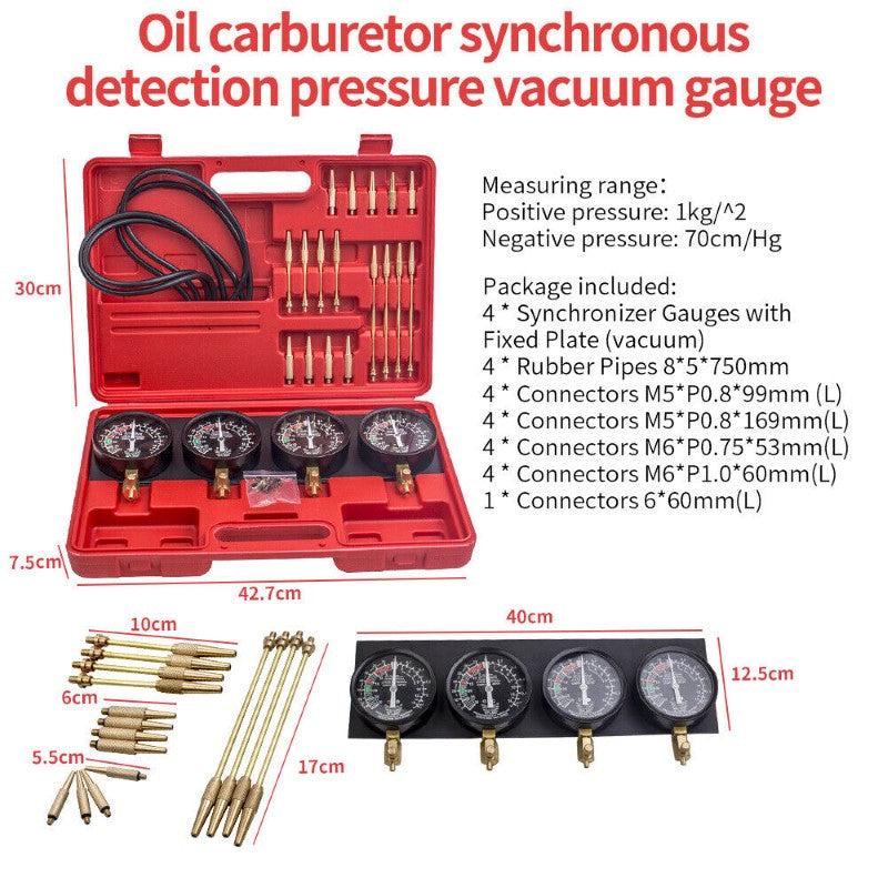 Carburetor Vacuum Synchronizer Kit