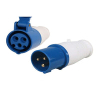 Thumbnail for Caravan lead connector plug 16A IP44 Male + Female Combo - The Shopsite