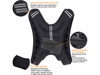 Thumbnail for Sport Weighted Vest Workout Equipment 5kg - The Shopsite