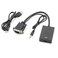 Thumbnail for VGA to HDMI Cable TV extension cable with audio