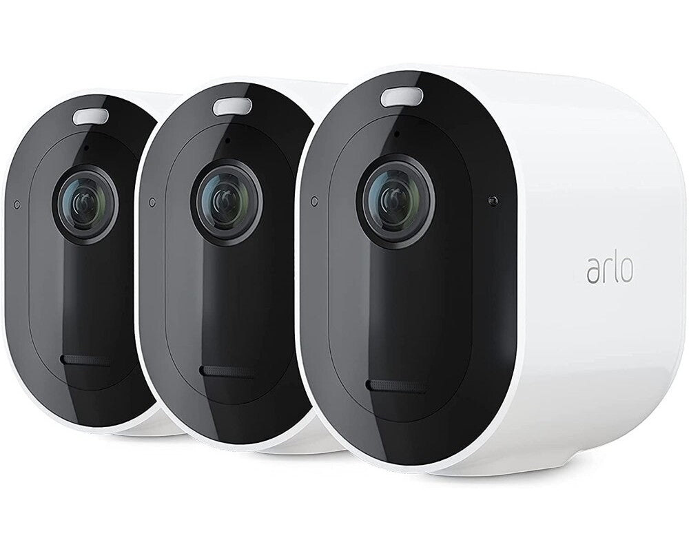 Camera with integrated siren activated