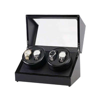 Thumbnail for Automatic Quad Watch Winder Wood Display Box Motor Rotation Storage
