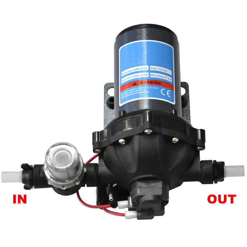 Water pump control box and wiring detail