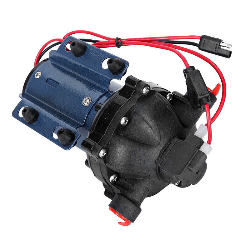 Water pump mounted on vehicle setup