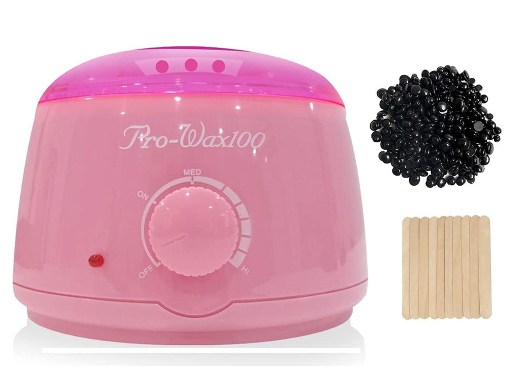 Wax Machine Wax Warmer Kit Hair Remover With Wax Beans - The Shopsite