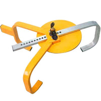 Thumbnail for Side view of wheel clamp showing sturdy steel construction
