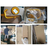 Thumbnail for Wheel clamp wheel lock ready for installation on trailer