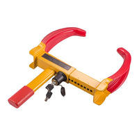 Thumbnail for Wheel clamp lock side view showing thickness