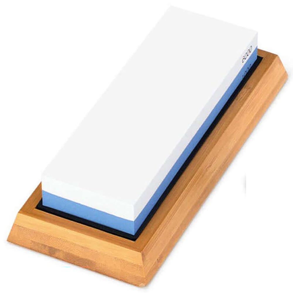 Whetstone placed on kitchen bench