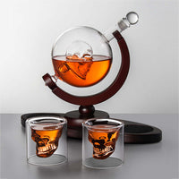 Thumbnail for 850Ml Skull Whiskey Decanter Set 2 Whisky Glasses - The Shopsite
