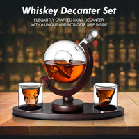 Thumbnail for 850Ml Skull Whiskey Decanter Set 2 Whisky Glasses - The Shopsite