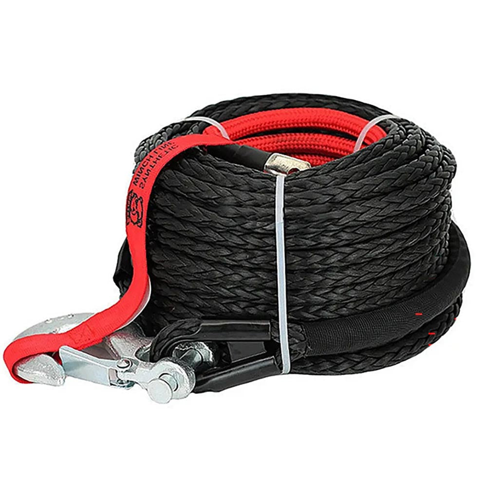 Tire Line Rope Synthetic Winch Rope Line 10MM x 30M Black – Homyspire