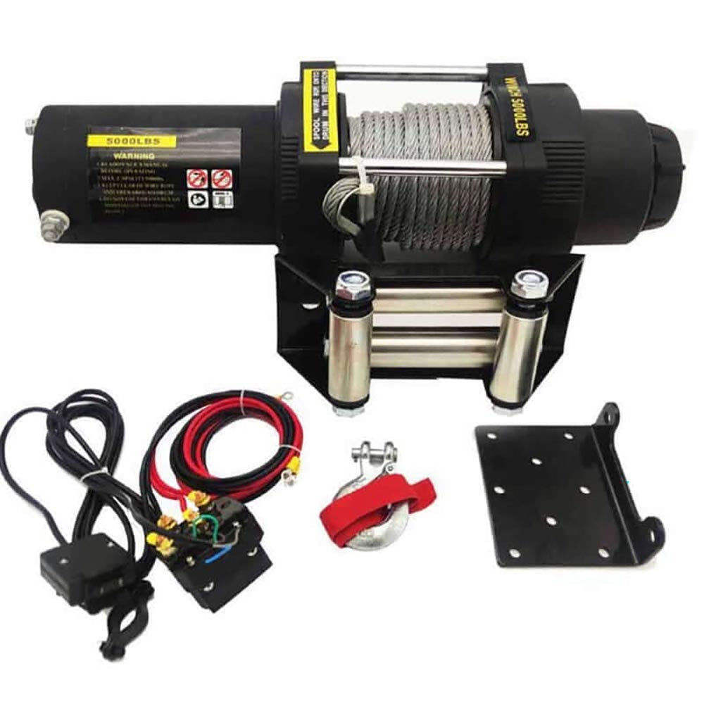 Winch cable hook and fairlead included