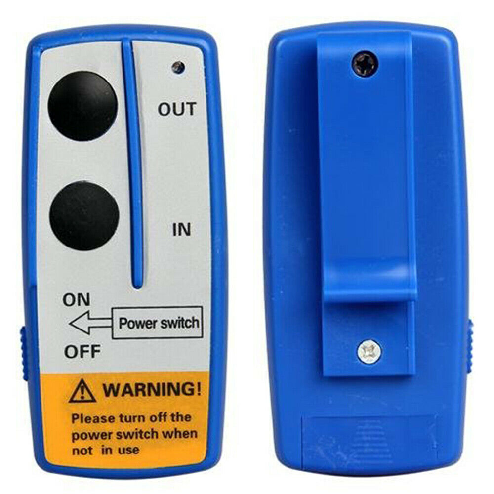 Black controller unit for wireless winch system