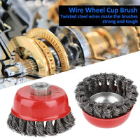 Thumbnail for Wire Cup Drill-Mount Wire Brush