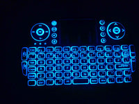 Thumbnail for Wireless Keyboard Mini Wireless Keyboard With Touchpad Mouse Combo Qwerty Keypad,Rechargeable Handheld Keyboard Remote