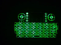 Thumbnail for Wireless Keyboard Mini Wireless Keyboard With Touchpad Mouse Combo Qwerty Keypad,Rechargeable Handheld Keyboard Remote