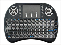 Thumbnail for Wireless Keyboard Mini Wireless Keyboard With Touchpad Mouse Combo Qwerty Keypad,Rechargeable Handheld Keyboard Remote