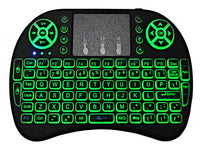 Thumbnail for Wireless Keyboard Mini Wireless Keyboard With Touchpad Mouse Combo Qwerty Keypad,Rechargeable Handheld Keyboard Remote