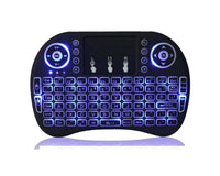 Thumbnail for Wireless Keyboard Mini Wireless Keyboard With Touchpad Mouse Combo Qwerty Keypad,Rechargeable Handheld Keyboard Remote