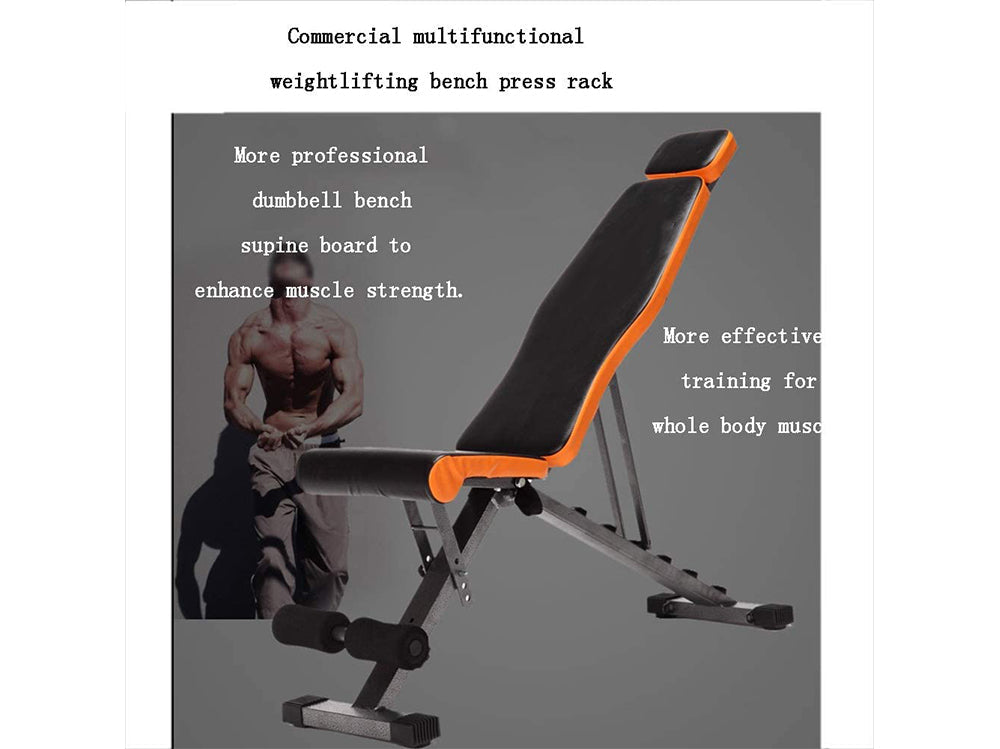Workout Weight Bench Sit Up Bench 200Kg Capacity Folding Home Gym - The Shopsite