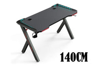 Thumbnail for Gaming desk with cup holder and headphone hook