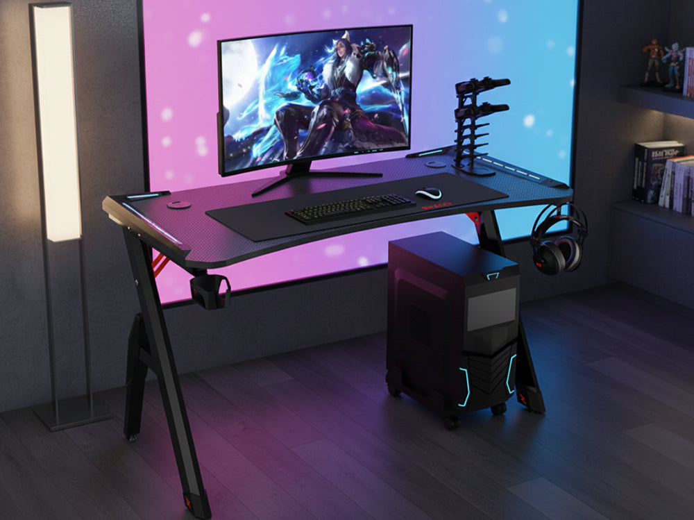 ERGONOMIC Gaming Desk Gaming Table Computer Desk 120CM
