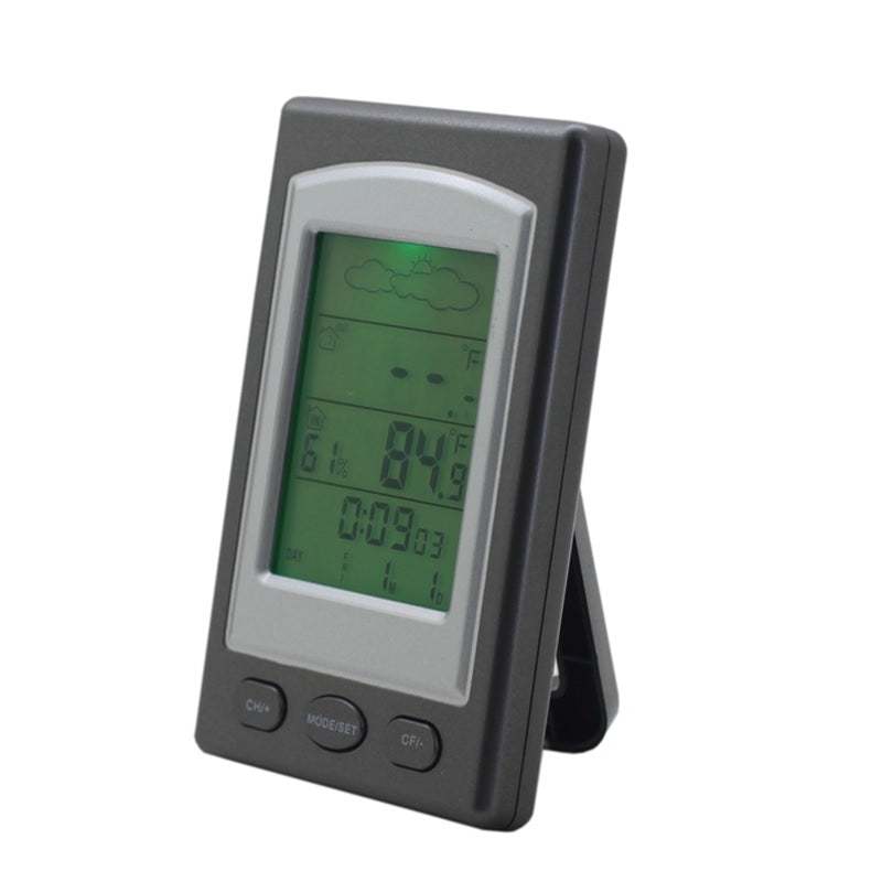 Weather Station Digital Wireless Thermometer Indoor Outdoor Temperature Gauge Receiver Transmitter Home Office Use - The Shopsite