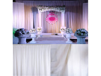 Thumbnail for White Wedding Backdrop Curtain