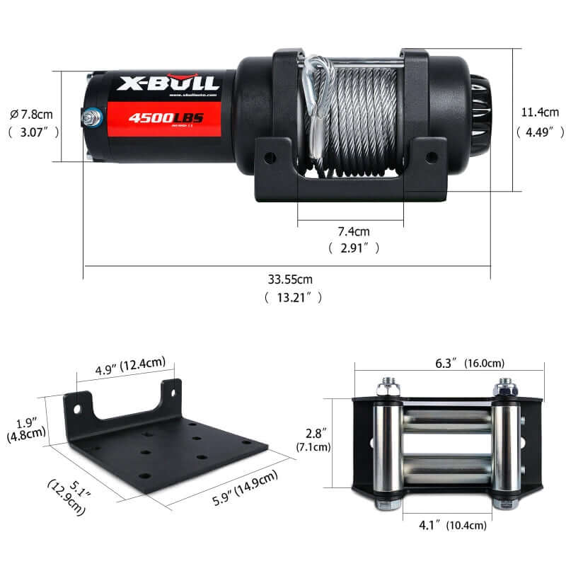 Winch waterproof control box