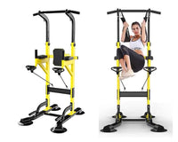Thumbnail for Power Tower Dip Station Pull Up Bar for Home Gym