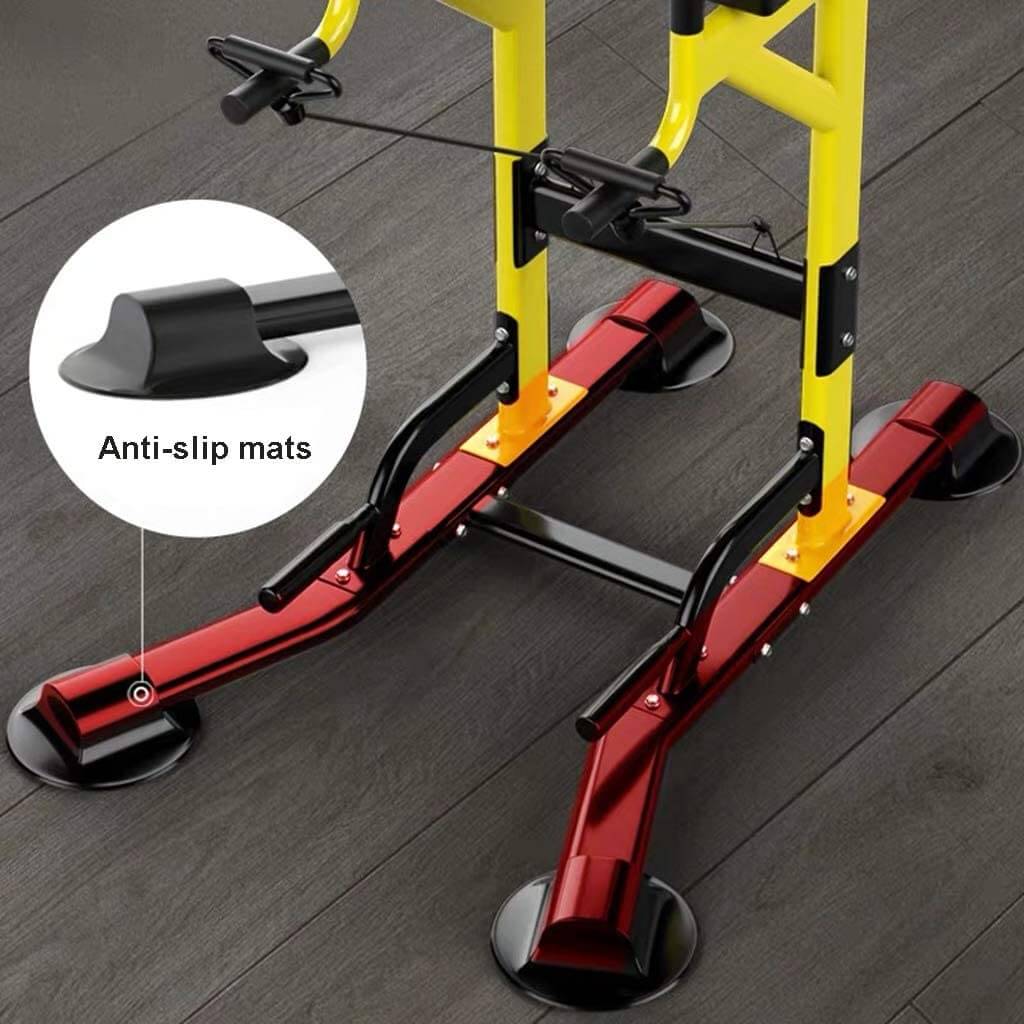 Dip station with padded handles