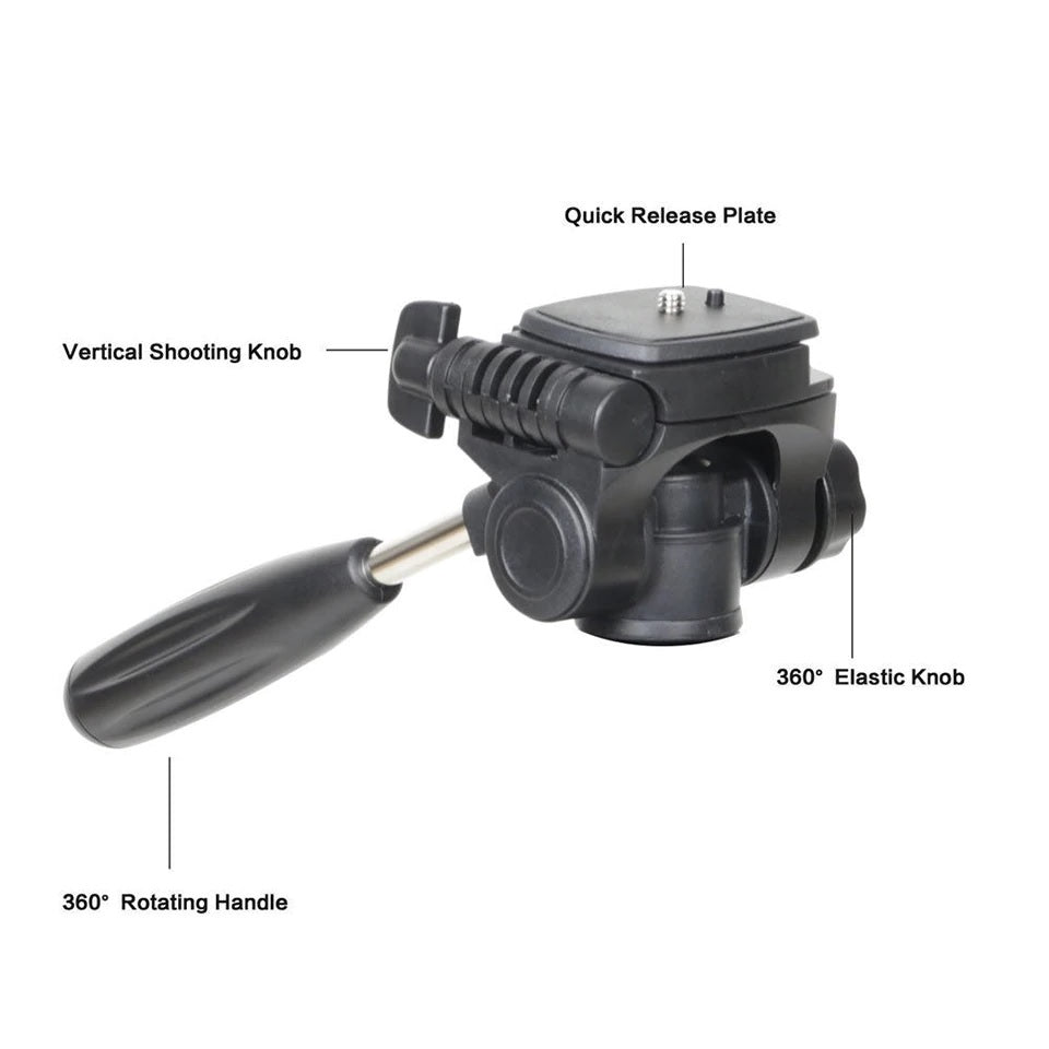 Tripod extended for shooting