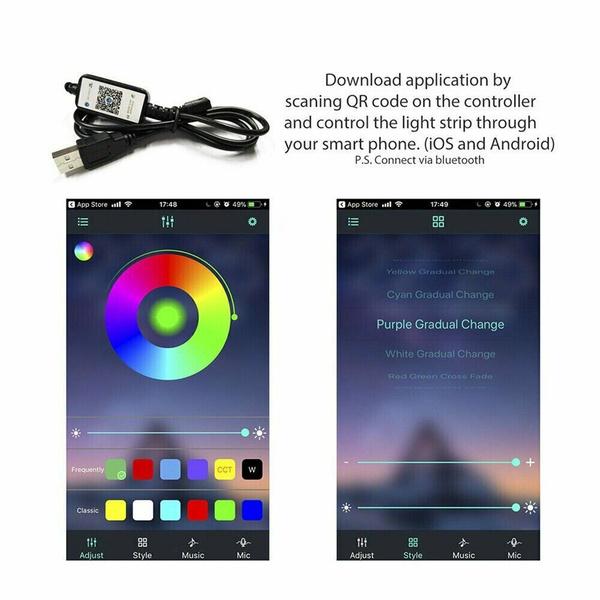 LED strip Light RGB 5M App Control