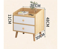 Thumbnail for Bedside Table Nightstands with Drawer