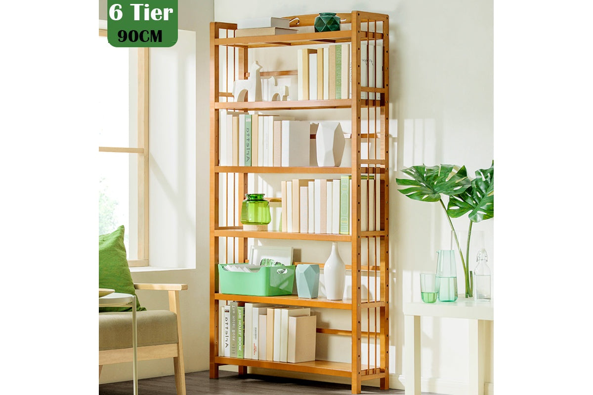 Bookshelf storage rack adjustable layers