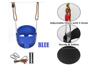 Thumbnail for Swing seat with vibrant blue colour