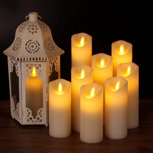 Flickering Candle Flame Led Flameless Wax Mood Candle Battery Operated Safe