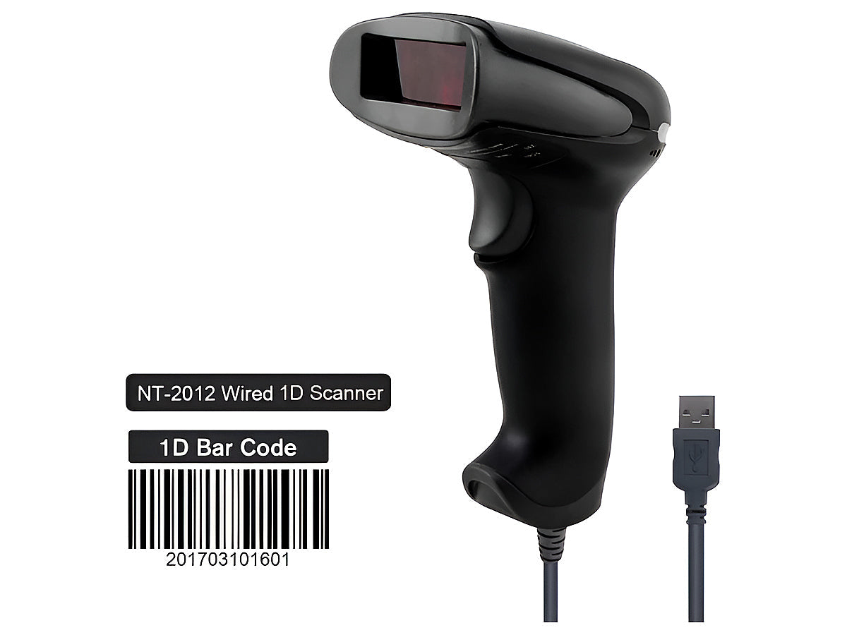 wired USB barcode scanner