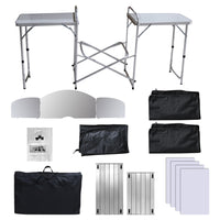 Thumbnail for Camping Kitchen Table Portable Folding Camp Cook Table