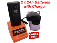 Thumbnail for Paslode Battery Charger with 2 Batteries 2AH