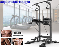 Thumbnail for Adjustable Chin Up Pull Up Chin Up Station Workout
