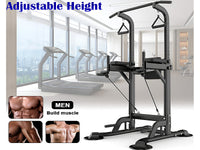 Thumbnail for Adjustable Chin Up Pull Up Power Tower Station Workout