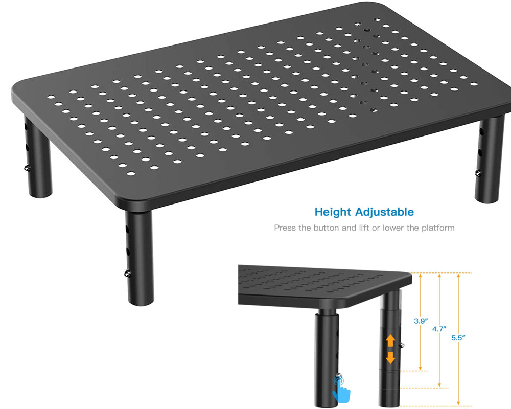 Short Table As Computer Riser Computer Monitor Screen Stand Riser Table – Homyspire