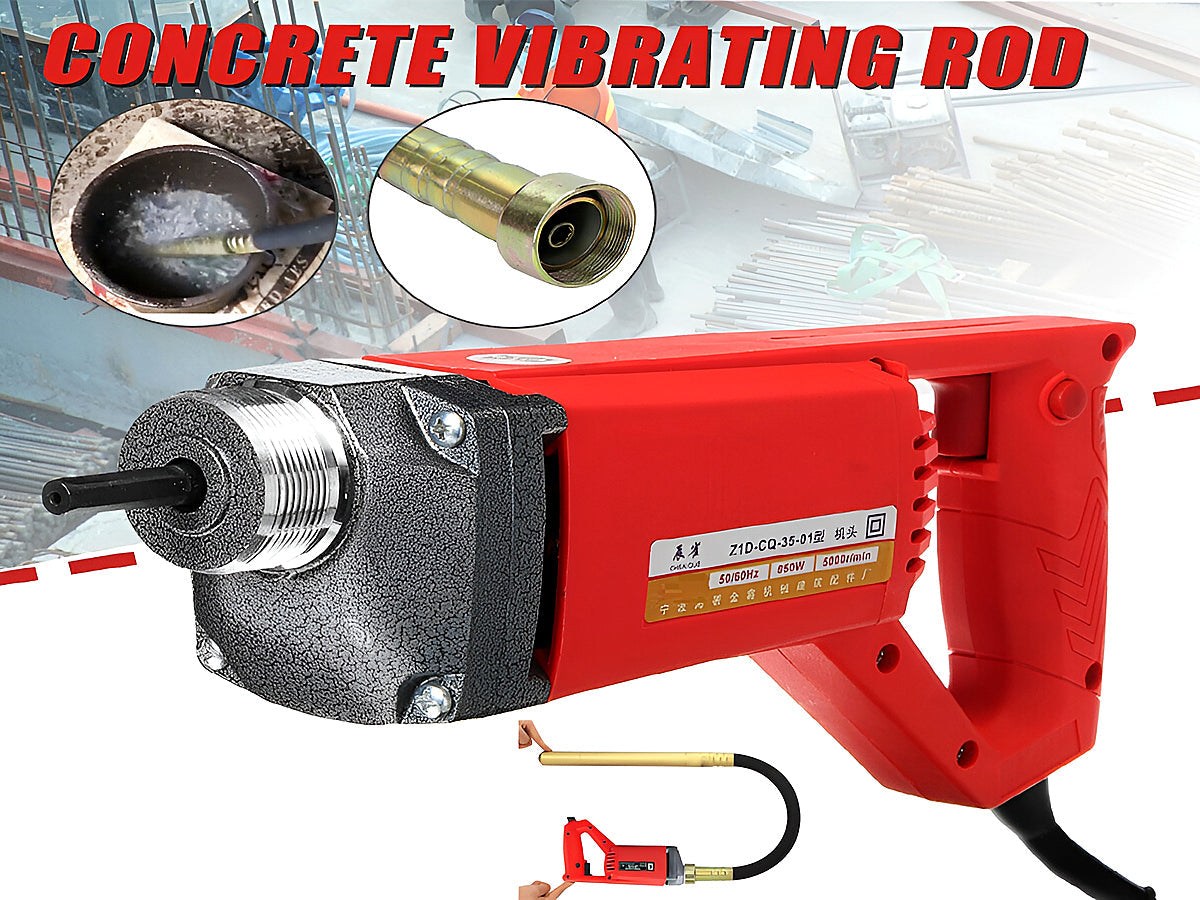 850W Portable Handheld Electric Concrete Cement Mixing with Flexible Hose