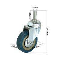 Thumbnail for Caster Wheels Trolley Wheels Kit