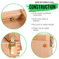 Thumbnail for Adjustable Wood Table Sketch box Easel